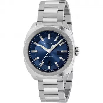 Gucci G-Timeless Vīriešu Pulkstenis YA142303 41mm Nerūsējošais Tērauds Melns Ciparnīca