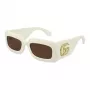 GUCCI GG0811S-002 Sieviešu kaķacs formas saulesbrilles Melnas Pelēkas 53mm