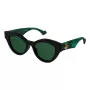 Gucci sieviešu saulesbrilles GG0957S-001 Melns kvadrātveida rāmis Pelēkas lēcas 54mm