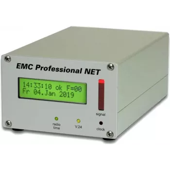 GUDE 3001 EMC profesionālais laika serveris ar integrētu DCF77 radio pulksteni industriālām vidēm