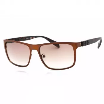 GUESS GF0169-49F Vīriešu saulesbrilles Havana rāmis Brūnas gradienta lēcas 58/18/140 mm