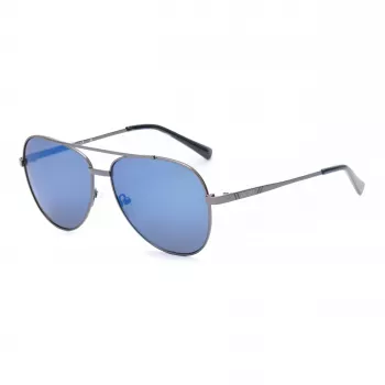 GUESS GF5117-5806C Vīriešu Saulesbrilles Melns Rāmis Pelēkas Lēcas 58mm