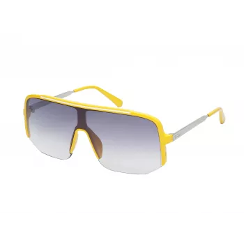 GUESS vīriešu taisnstūra saulesbrilles GO00054-0039B Melnas/Pelēkas 56mm