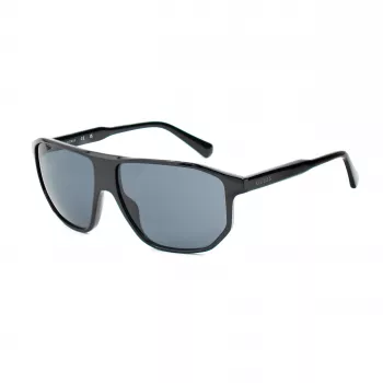 Guess vīriešu saulesbrilles GF00010-6101A – spīdīgs melns acetāta rāmis, dūmu lēcas, UV400 aizsardzība