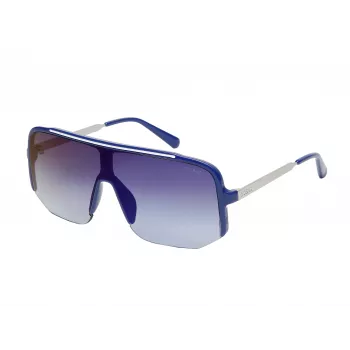 GUESS vīriešu saulesbrilles GO00054-0090C Melns Propionāta rāmis Pelēkas Polikarbonāta lēcas 54mm