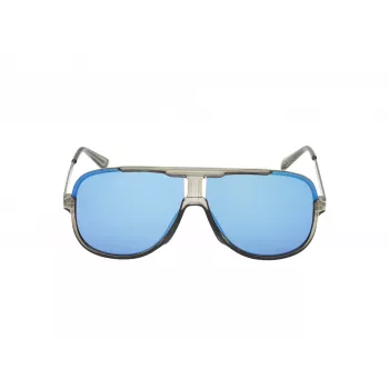 Guess vīriešu saulesbrilles GO00060-6490C taisnstūra melns rāmis pelēkas lēcas 64/12/140 mm