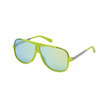 GUESS Vīriešu Saulesbrilles GO00060-6495X Havana Taisnstūra 64/12/140 mm
