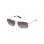 GUESS Vīriešu saulesbrilles GU00168-5897P Melnas taisnstūra formas polarizētas 58mm