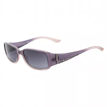 GUESS Sieviešu kaķacs formas saulesbrilles GU7121PUCLR35 Violetas caurspīdīgs acetāts 53mm
