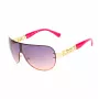 GUESS Women's GO00037-0032U Cat Eye Saulesbrilles - Melns Rāmis, Pelēks Gradienta Lēcas, UV400