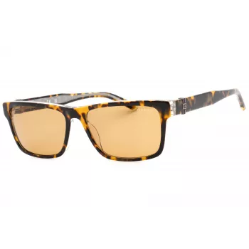 GUESS Sieviešu taisnstūra acetāta saulesbrilles GU00074-53E Havana Brown Gradient 55mm