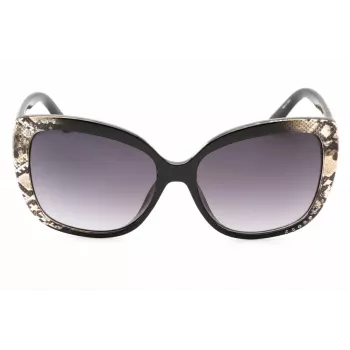 GUESS Sieviešu saulesbrilles GF0383-05B Butterfly Cat-Eye Melnas Gradient Smoke 57mm