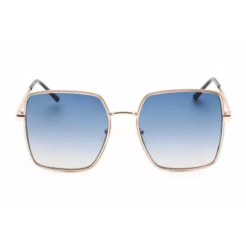 Guess sieviešu saulesbrilles GF0419-28W Havanas acetāta rāmis Brūnas gradienta lēcas 58mm