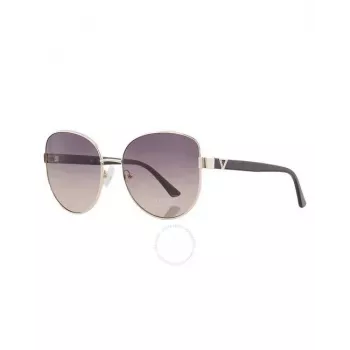 GUESS Sieviešu saulesbrilles GF6172-5932B Havana Brown Gradient Butterfly