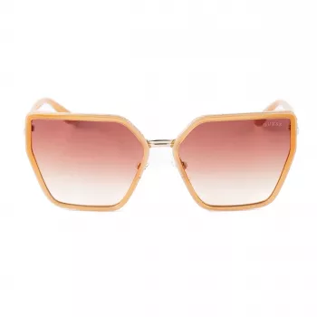 GUESS Sieviešu Saulesbrilles GU00146-5957F Oversized Square Havana Brown Gradient Lens 59mm