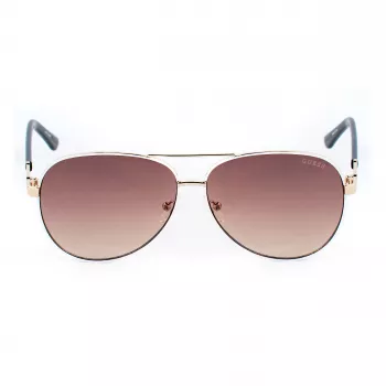 GUESS Sieviešu saulesbrilles GU00173-6021F Spīdīgi melnas Smoke Gradient 60mm