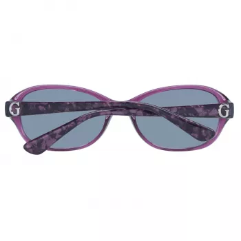 GUESS Sieviešu Saulesbrilles GU7356PUR-357 Spīdīgi Violetas Butterfly/Cat Eye 57mm