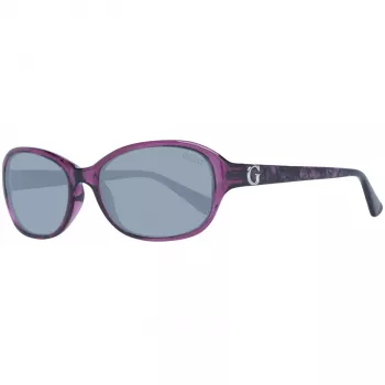 GUESS Sieviešu Saulesbrilles GU7356PUR-357 Spīdīgi Violetas Butterfly/Cat Eye 57mm