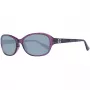 GUESS Sieviešu Saulesbrilles GU7356PUR-357 Spīdīgi Violetas Butterfly/Cat Eye 57mm