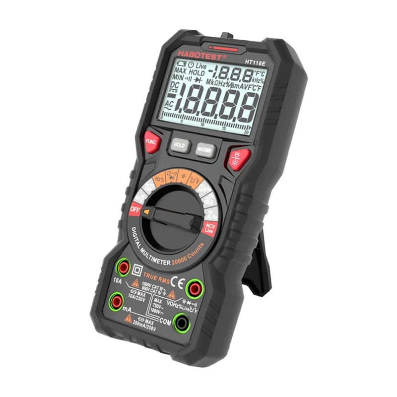 Habotest HT118E Universālais digitālais multimetrs True RMS NCV