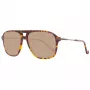 HACKETT MAN SAULES BRILLES HSB86512756 - Havana Acetāta Taisnstūra Rāmis ar Brūniem Gradienta Stikliem - 56/16/140 mm