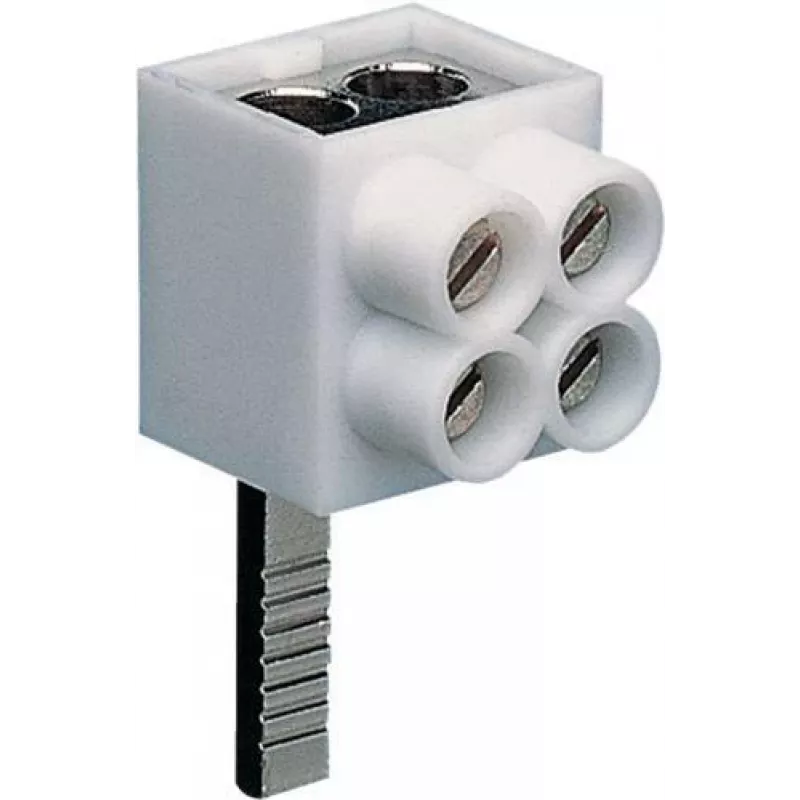 Hager KF82A 1 pola savienojuma spaile, kontaktdakšas savienojums, 2x16 mm², pelēka