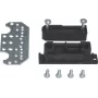 Hager UZ61S2 Kopnes turētājs 60mm 1-polam poliamīds pelēks