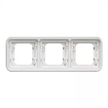 Hager WNA401B Berker W.1 1-vietīgs padziļinātās montāžas rāmis, IP55, polāri balts