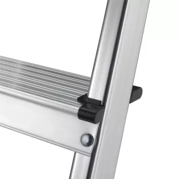 HAILO L60 StandardLine alumīnija 8 pakāpienu mājsaimniecības trepes