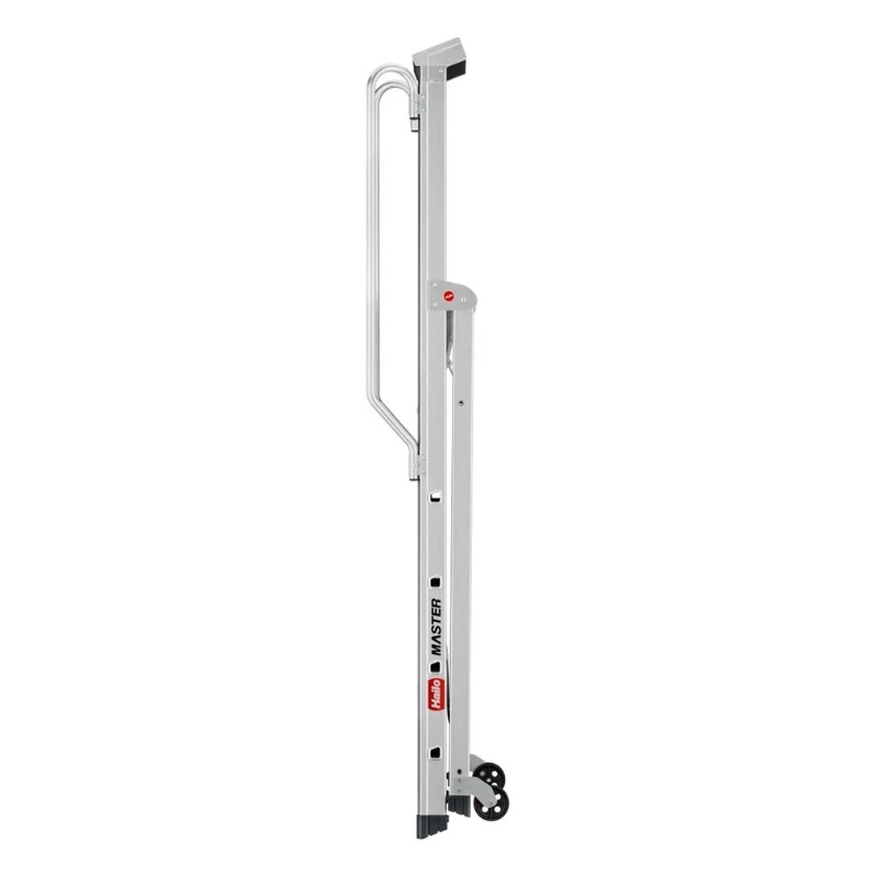 HAILO Master P80 alumīnija mobilās platformas kāpnes, 5 pakāpieni, 150 kg, EN 131