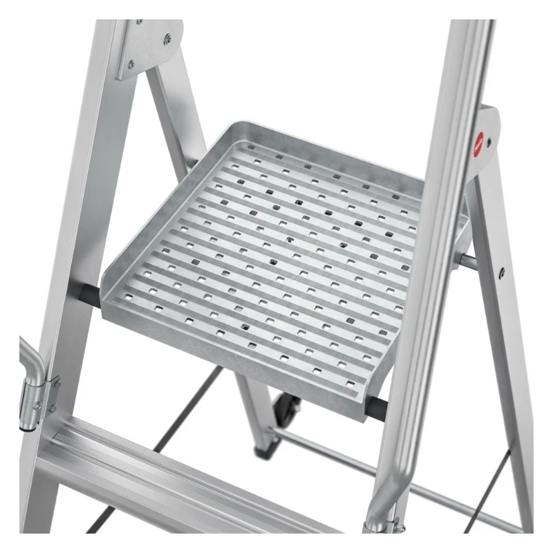 HAILO Master P80 alumīnija mobilās platformas kāpnes, 5 pakāpieni, 150 kg, EN 131