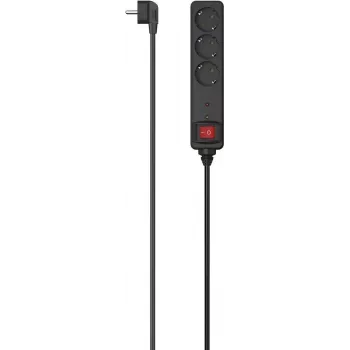 Hama 00223151 viedais pagarinātājs ar 3 kontaktligzdām, 1,4 m kabeli, 3680 W, Wi-Fi, Alexa un Google Home, balts