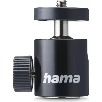Hama lodveida galva triecieniem, 50 mm augstums, 1/4 collas vītne, Ø 30 mm, melna 00005001