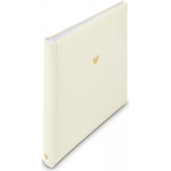 Hama Heart fotoalbums ar ielīmētām lapām, 25x25 cm, 50 baltas lapas 00007699