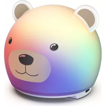 Hama LED bērnu nakts gaismiņa ar taimeri, regulējams, uzlādējams, RGB, dinozaura formā 00223499