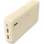 Hama Power Pack Pocket 20, 20000 mAh, 2x USB-A, smilšu (00201775)