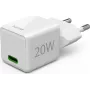 Hama Super Mini USB-C PD sienas lādētājs 20 W balts (00139548)