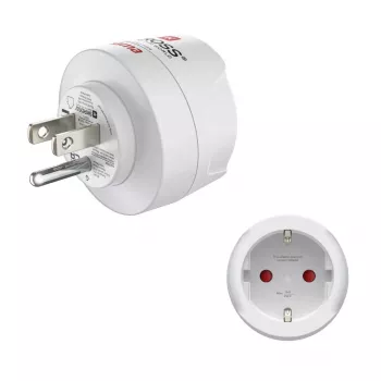 Hama Travel Adapter Type B for USA, Canada, Caribbean, East Asia