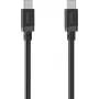Hama USB-C uz USB-C lādēšanas kabelis, 60 W Power Delivery, 0,5 m, melns 00201819