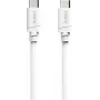 Hama USB-C uz USB-C lādēšanas kabelis, 60 W Power Delivery, 1 m, balts (00201807)