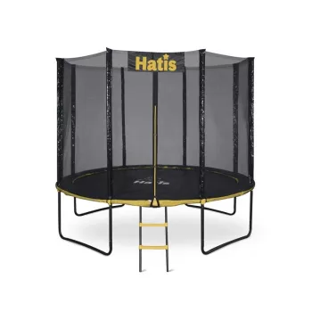 Hatis Trampolīns 305 cm ar Drošības Tīklu un Kāpnēm