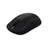 Hator Quasar 3 Pro bezvadu spēļu pele - 26000 DPI optiskais sensors, 2.4GHz, USB-C, RGB, melna