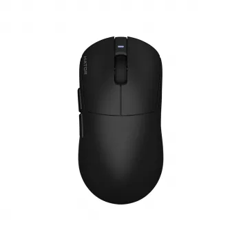 Hator Quasar 3S Pro bezvadu spēļu pele, melna, 26000 DPI, optiska, 2.4 GHz, USB-C, labā roka, RGB
