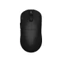 Hator Quasar 3S Pro bezvadu spēļu pele, melna, 26000 DPI, optiska, 2.4 GHz, USB-C, labā roka, RGB