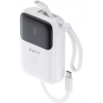 Havit PB5215 Power Bank 10000mAh balts