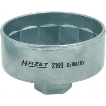 HAZET 2169-6 eļļas filtra atslēga 76mm 14-punktu kausa tipa 3/8 collu piedziņa