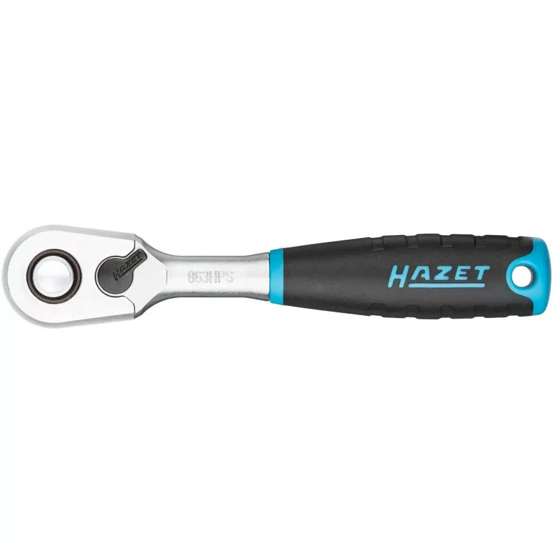 HAZET HiPer smalkzobu atgriezeniskā sprūdrata atslēga 863HPS 1/4 collas piedziņa 90 zobi 115 mm