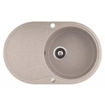 HELIKA Sink Clarus SR101-110AW Arctic White Granite Composite Kitchen Sink
