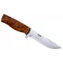 Helle GT 14C28N Survival Knife - Fixed Blade with Curly Birch Handle