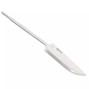 HELLE K75 Eggen asmens sagatave, trīskārši laminēts nerūsējošais tērauds, 101 mm, Drop Point, Scandi slīpējums, Norvēģija